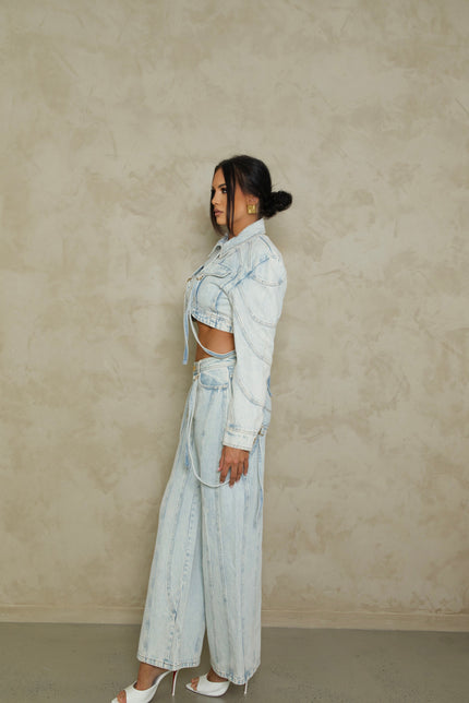 Acler Eagleton Set - Light Denim