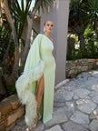 Blazy Shower Fenix Maxi Dress - Pistachio
