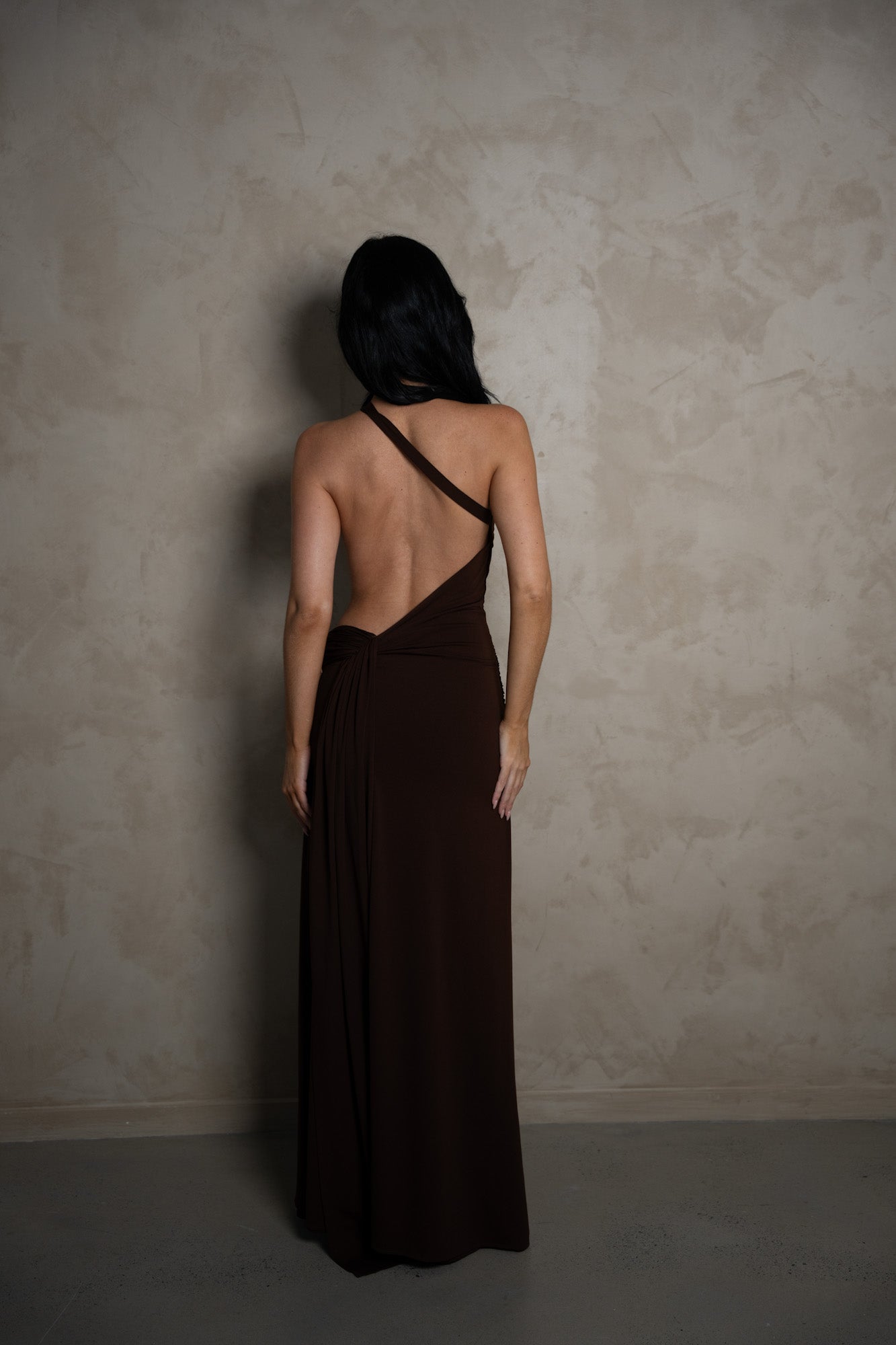 Ance Gria Gaia Gown - Brown