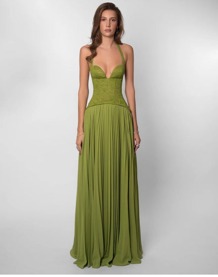 Fenity Gaia Maxi Dress - Green