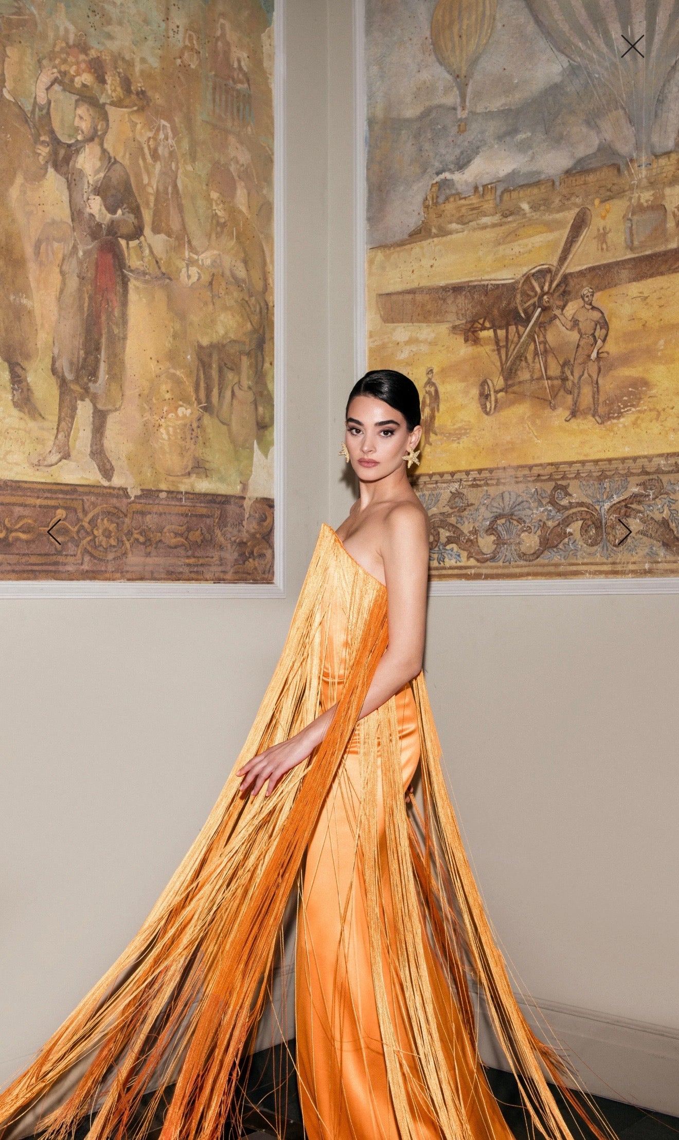 Matters store Mare Sunset Orange Maxi Dress