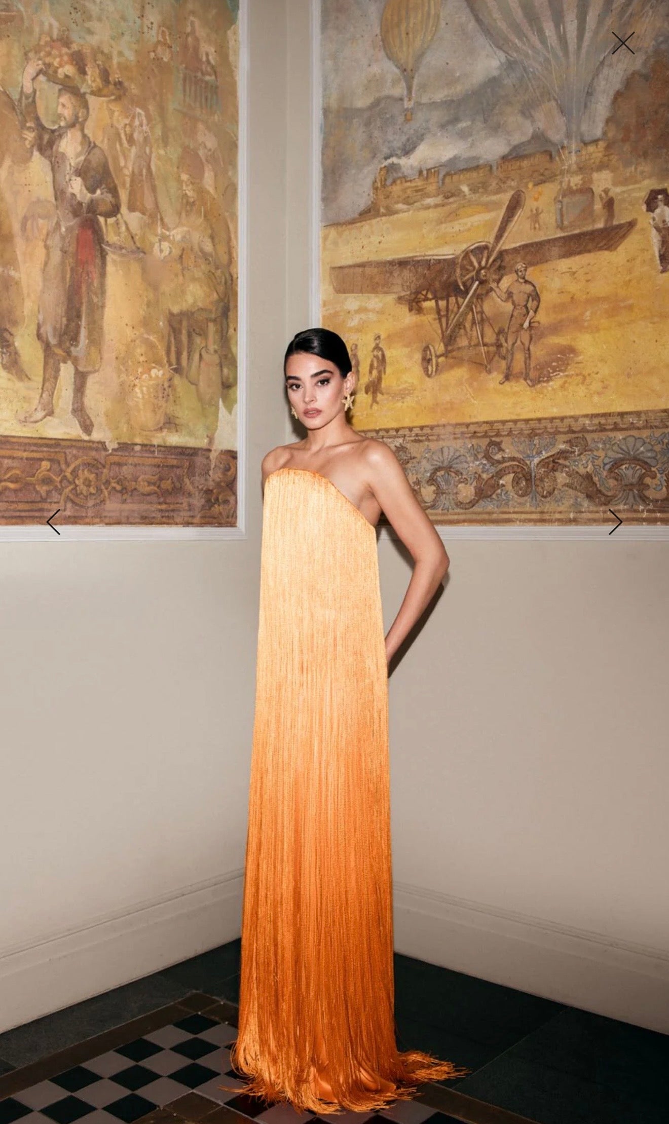 Matters store Mare Sunset Orange Maxi Dress