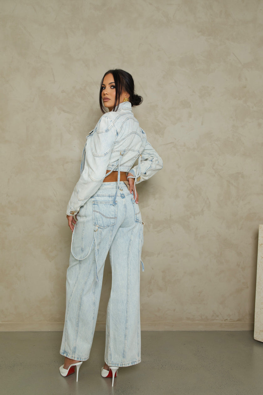 Acler Eagleton Set - Light Denim