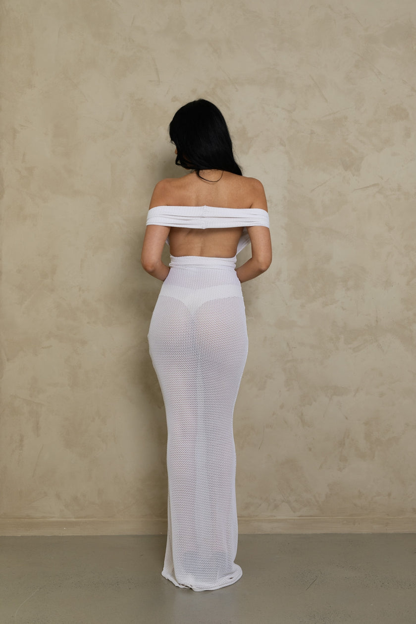 Novich Xena Maxi Dress - White