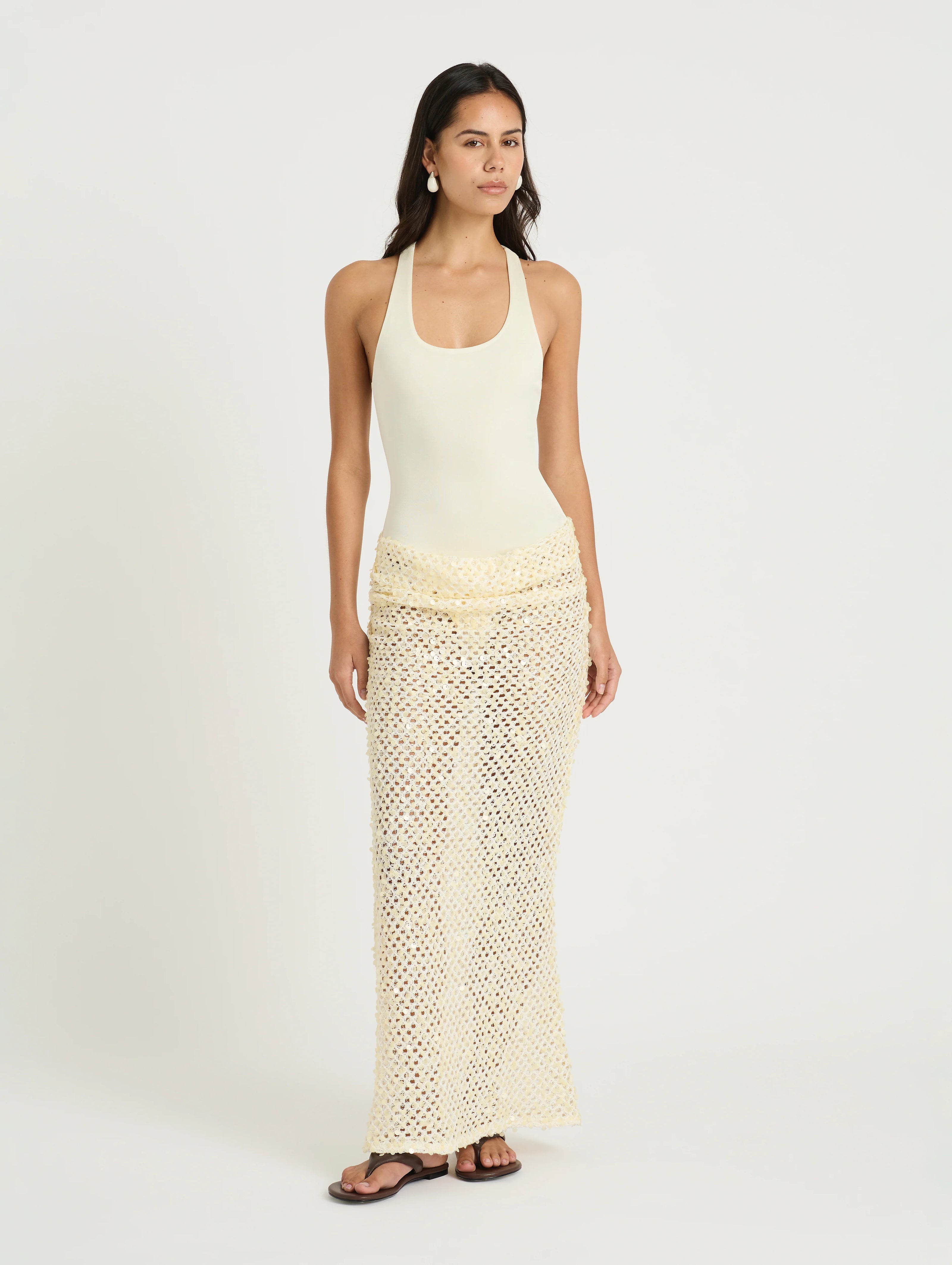 Benni Ariel Maxi Dress - Shell