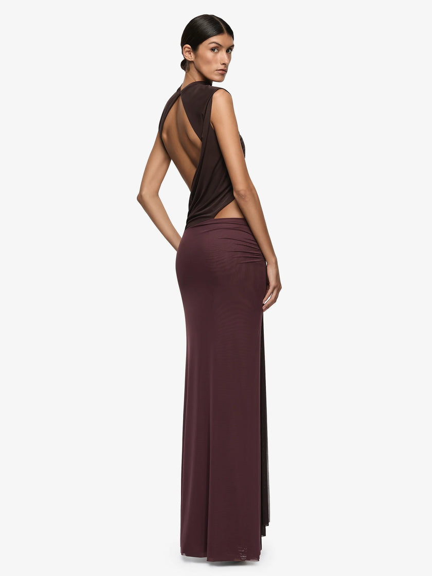 Bec and Bridge Conni Asym Maxi - Brown