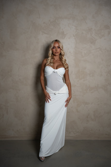 Sasha Therese Amara Maxi Dress - White