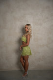 Asta Resort Yasmin Beaded Set - Chartreuse
