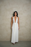 Misha Jennifer Cupro Maxi Dress - Ivory