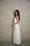 Misha Jennifer Cupro Maxi Dress - Ivory