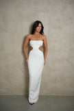 Natalie Rolt Carmen Gown - White