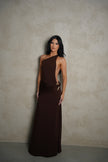 Ance Gria Gaia Gown - Brown