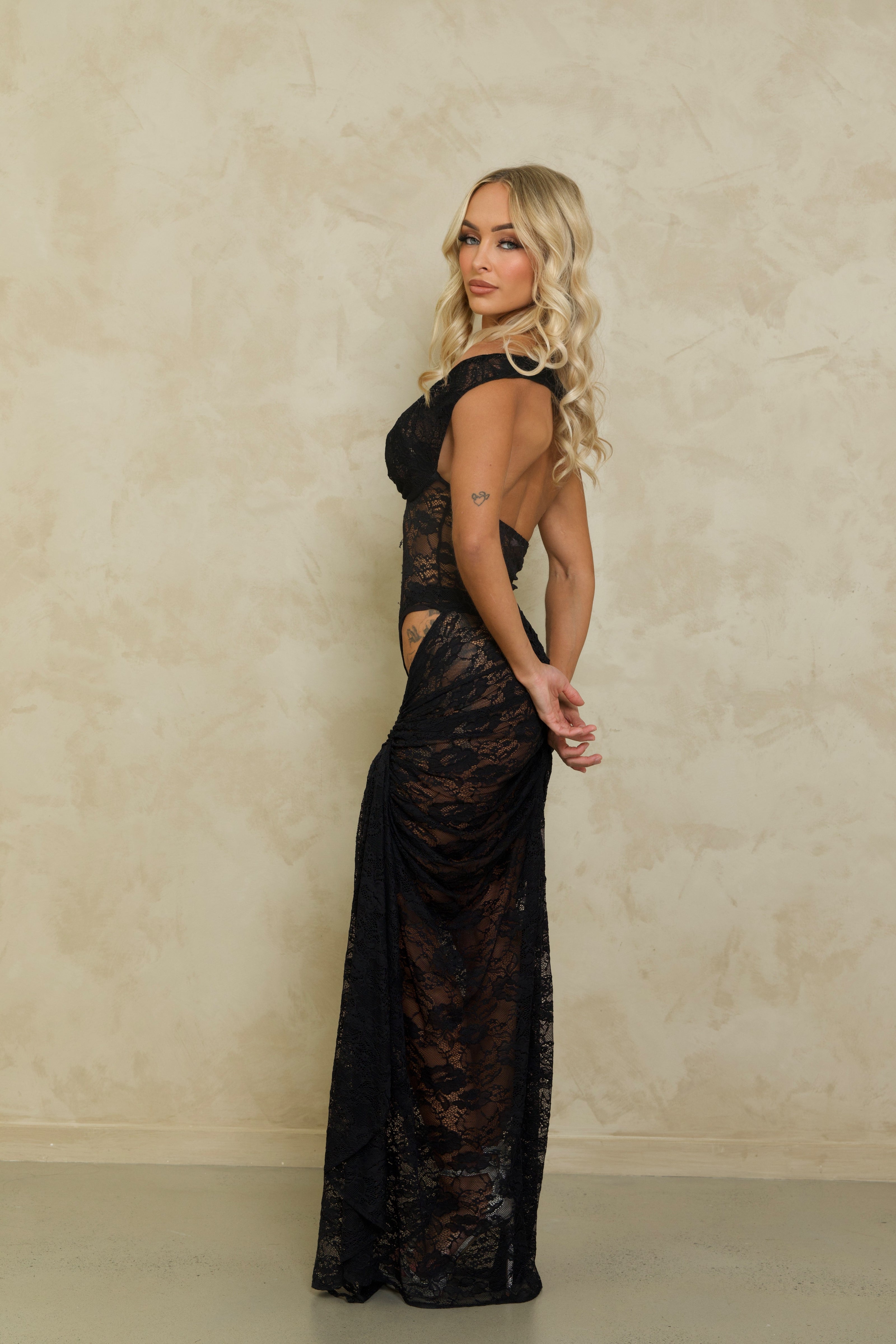 Natalie Rolt Aubrey Maxi Dress - Black