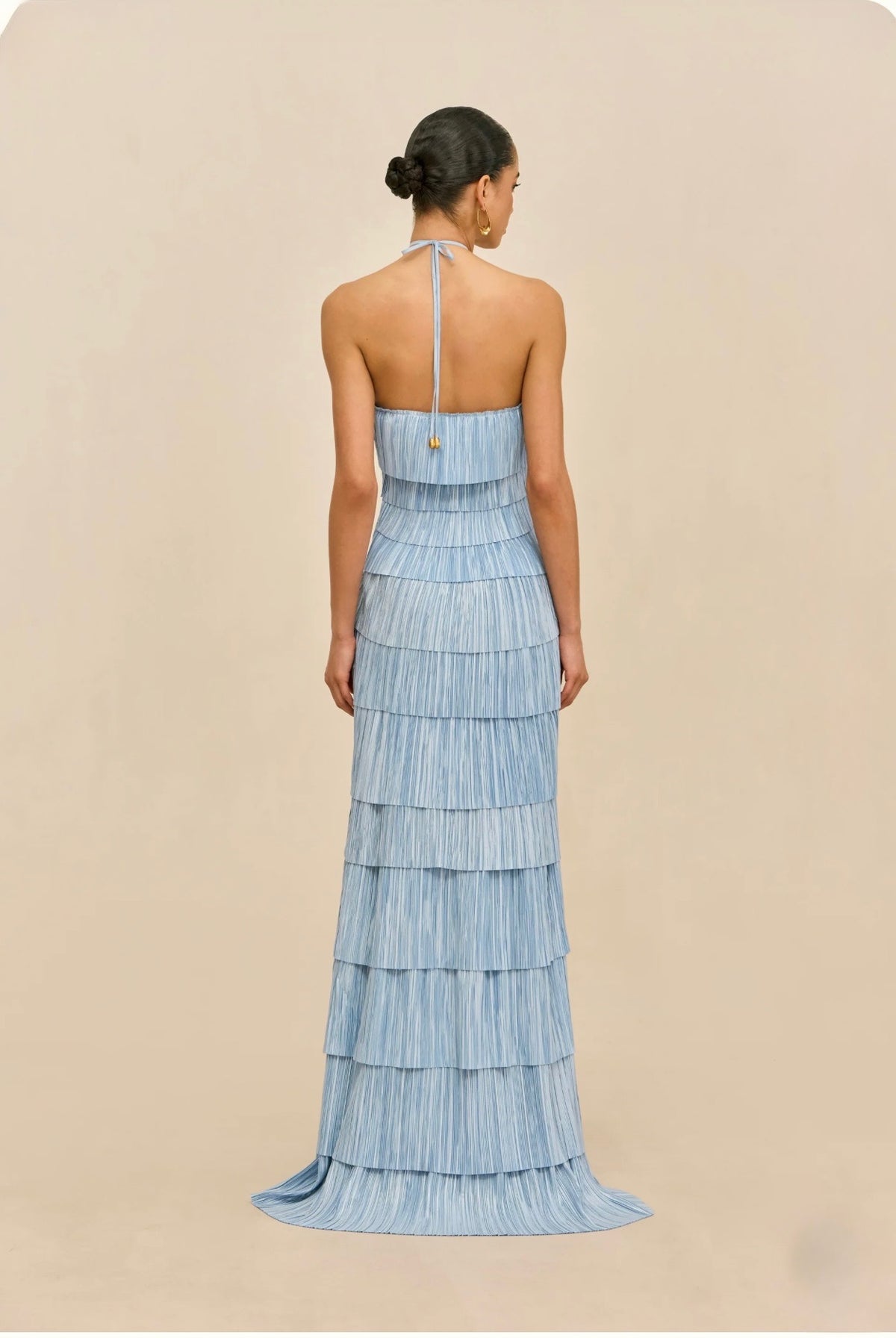 Cult Gaia Marsla Gown Coastal Blue