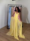 Oxa Couture Aurèlia Gown in Yellow