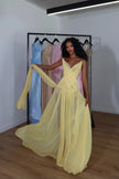 Oxa Couture Aurèlia Gown in Yellow
