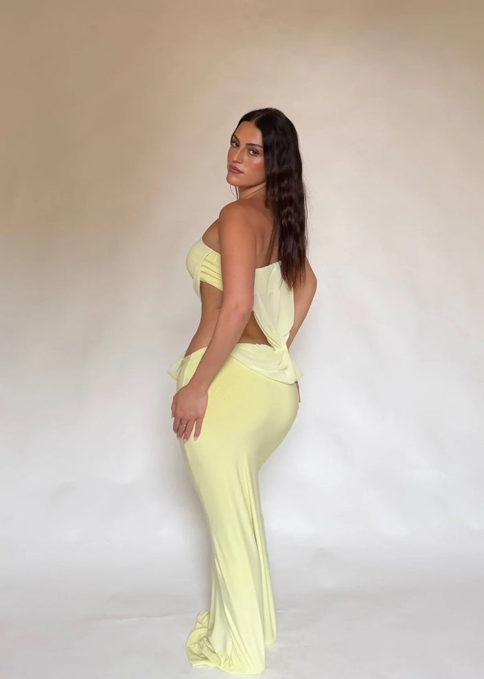Novich Lumi Gown In Lemon