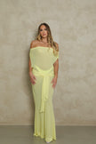 I Am Gia Khalo Maxi Dress - Yellow