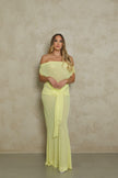 I Am Gia Khalo Maxi Dress - Yellow