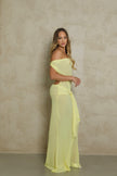 I Am Gia Khalo Maxi Dress - Yellow