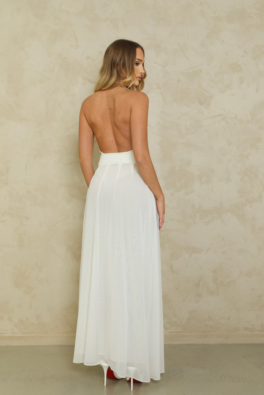 Raphaella Santana The Hera Maxi Dress - Ivory