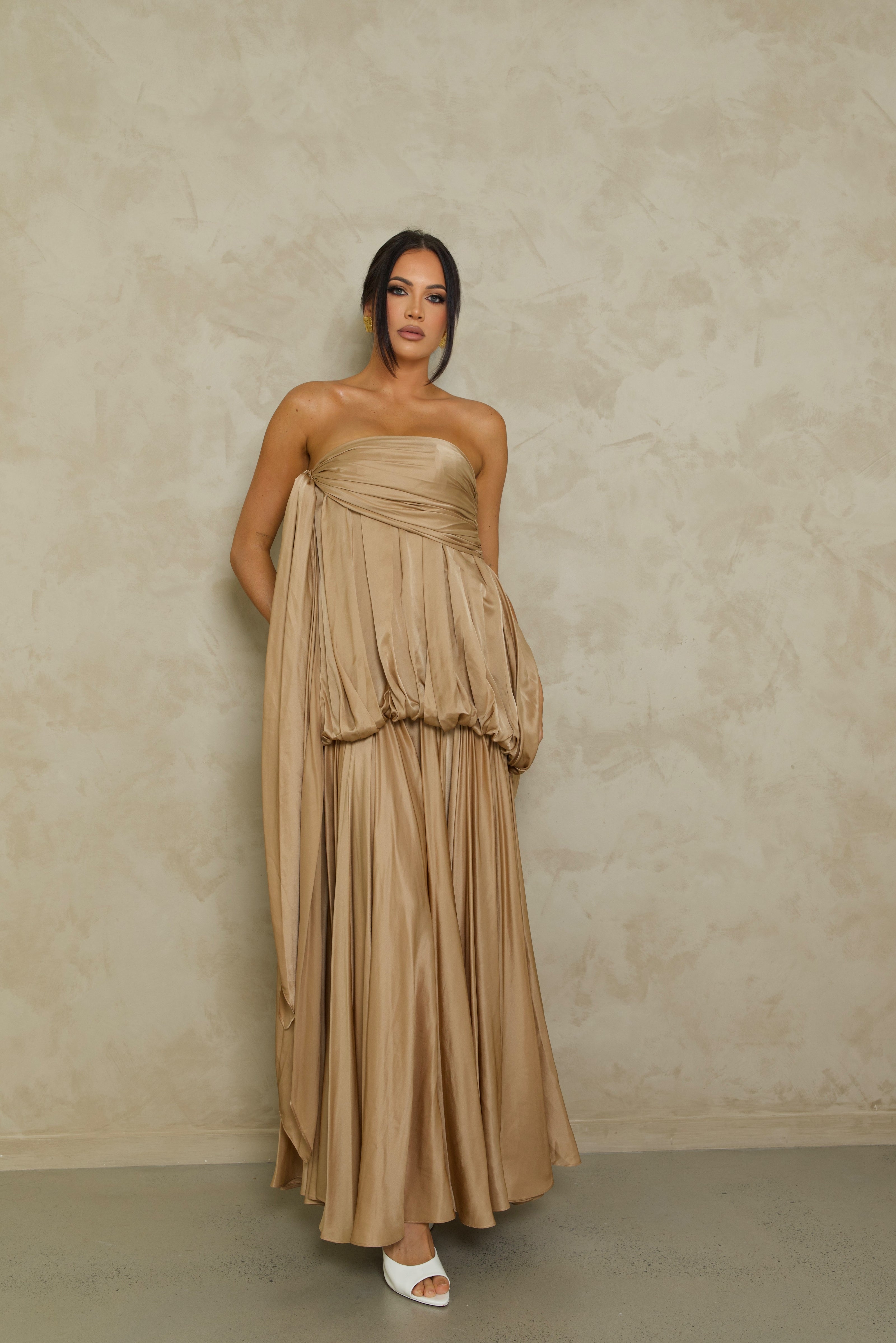 Zimmerman Alchemy Billow Dress - Gold