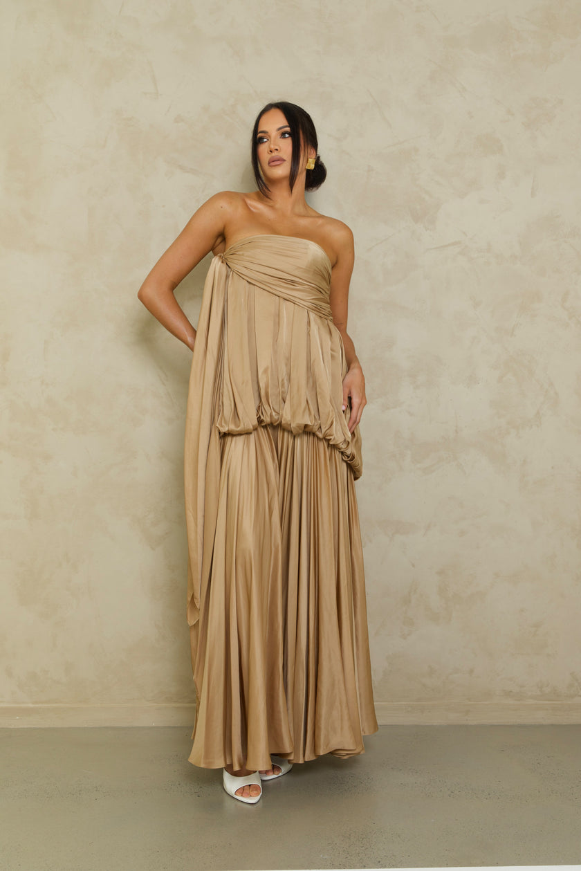 Zimmerman Alchemy Billow Dress - Gold