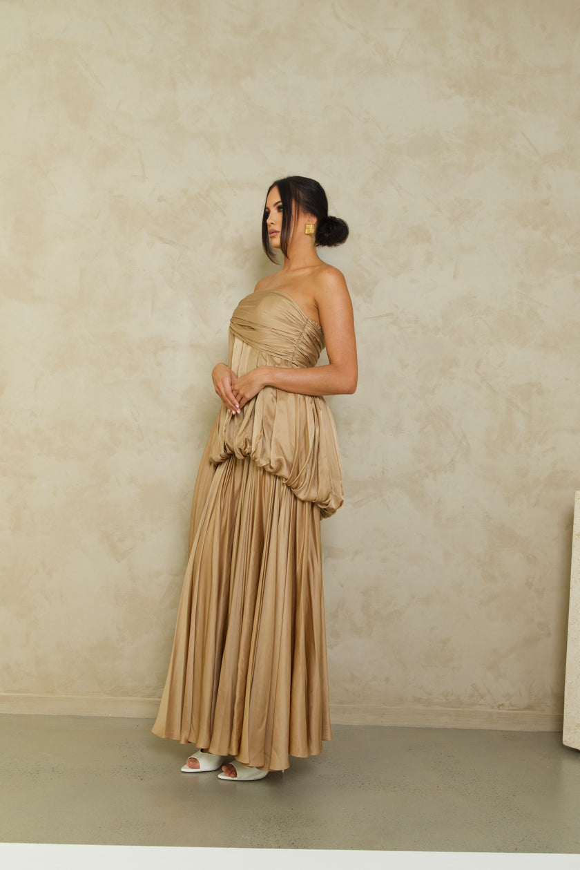 Zimmerman Alchemy Billow Dress - Gold