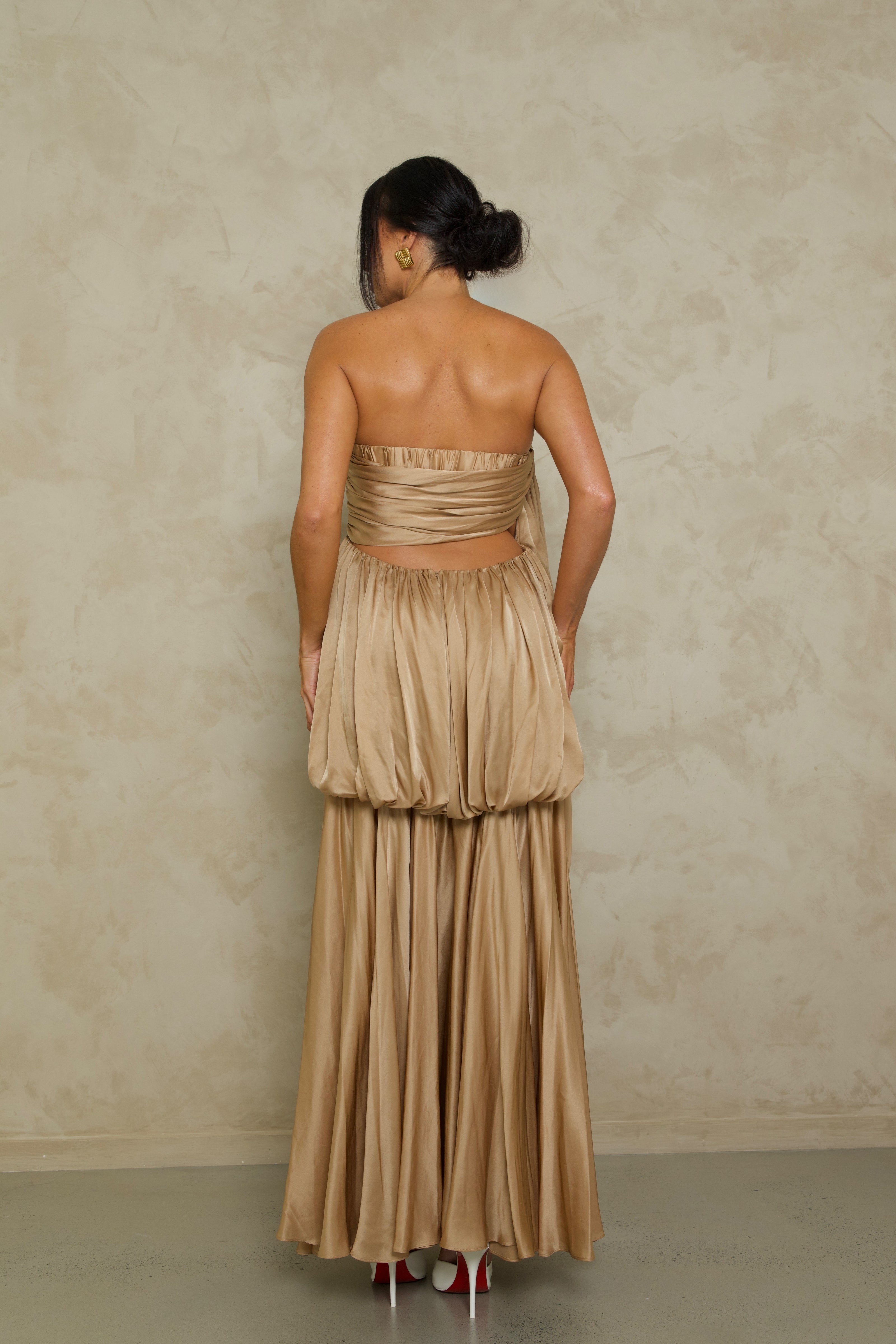 Zimmerman Alchemy Billow Dress - Gold