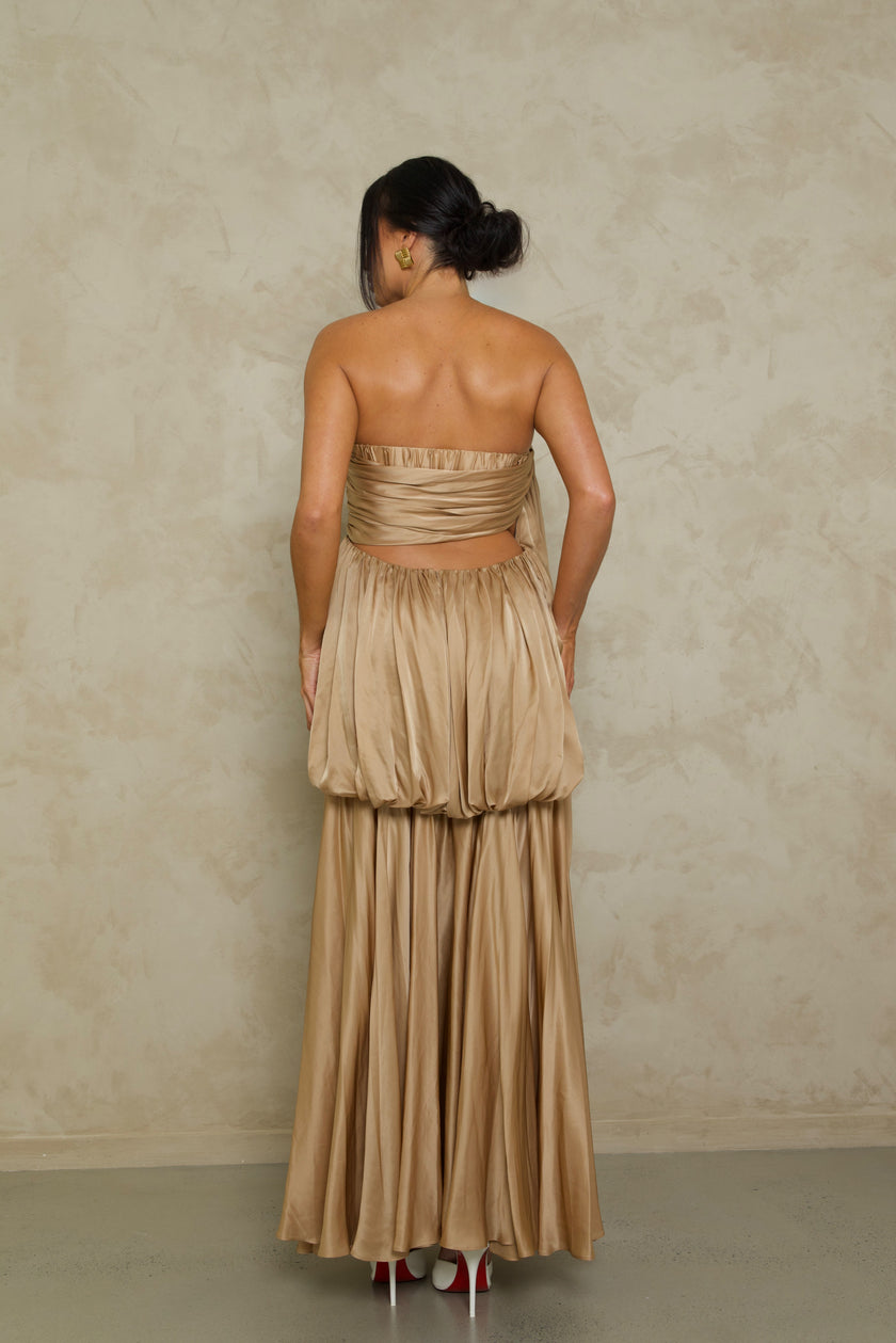 Zimmerman Alchemy Billow Dress - Gold