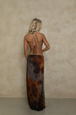 Jaded London Vida Backless Maxi Dress - Whiskey